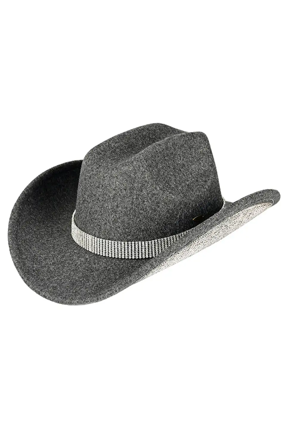 Everyday Rhinestone Trim Cowboy Hat