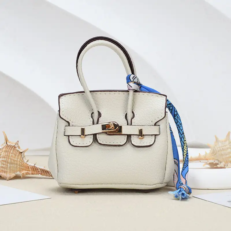 Mini Platinum Bag Pendant Keychain Earphone Accessory