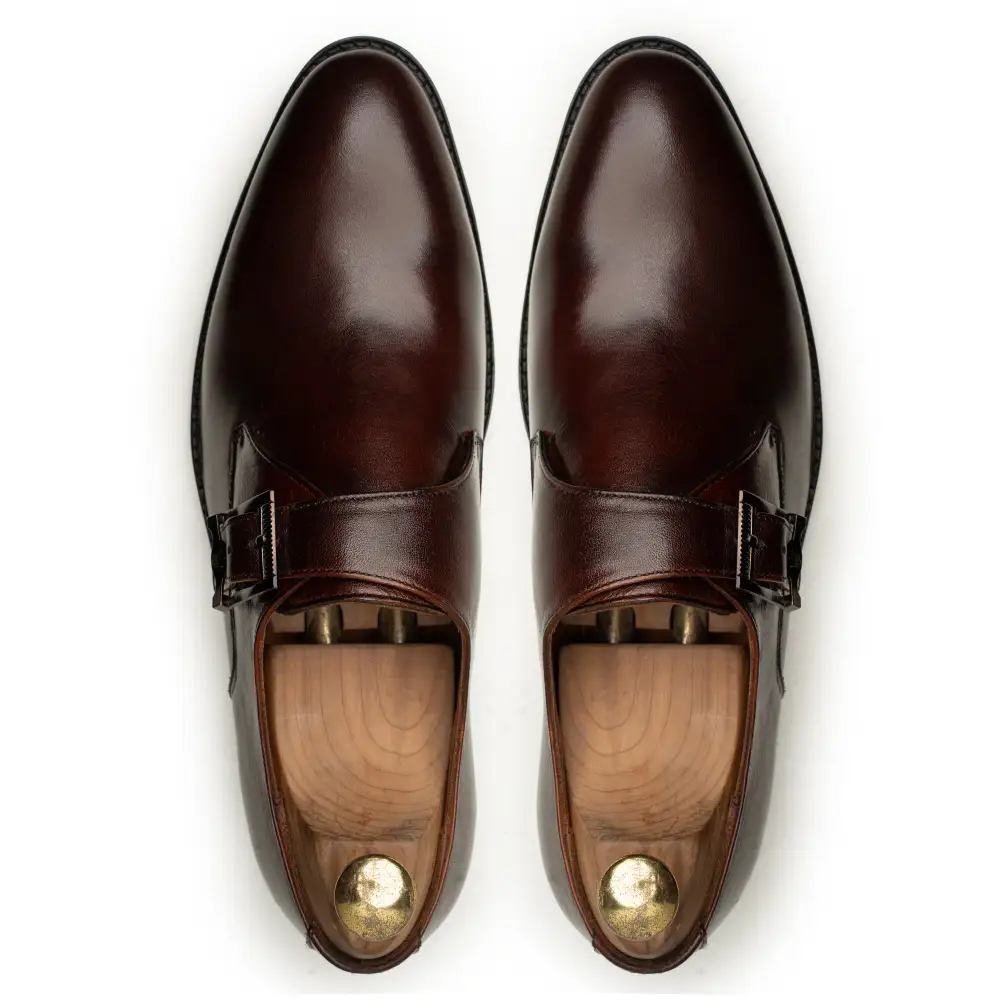 Structured Monk Strap Shoes