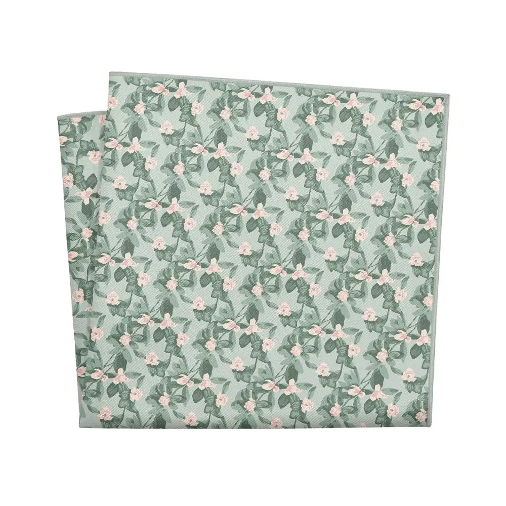 Clean Distinctive Floral Pocket Square