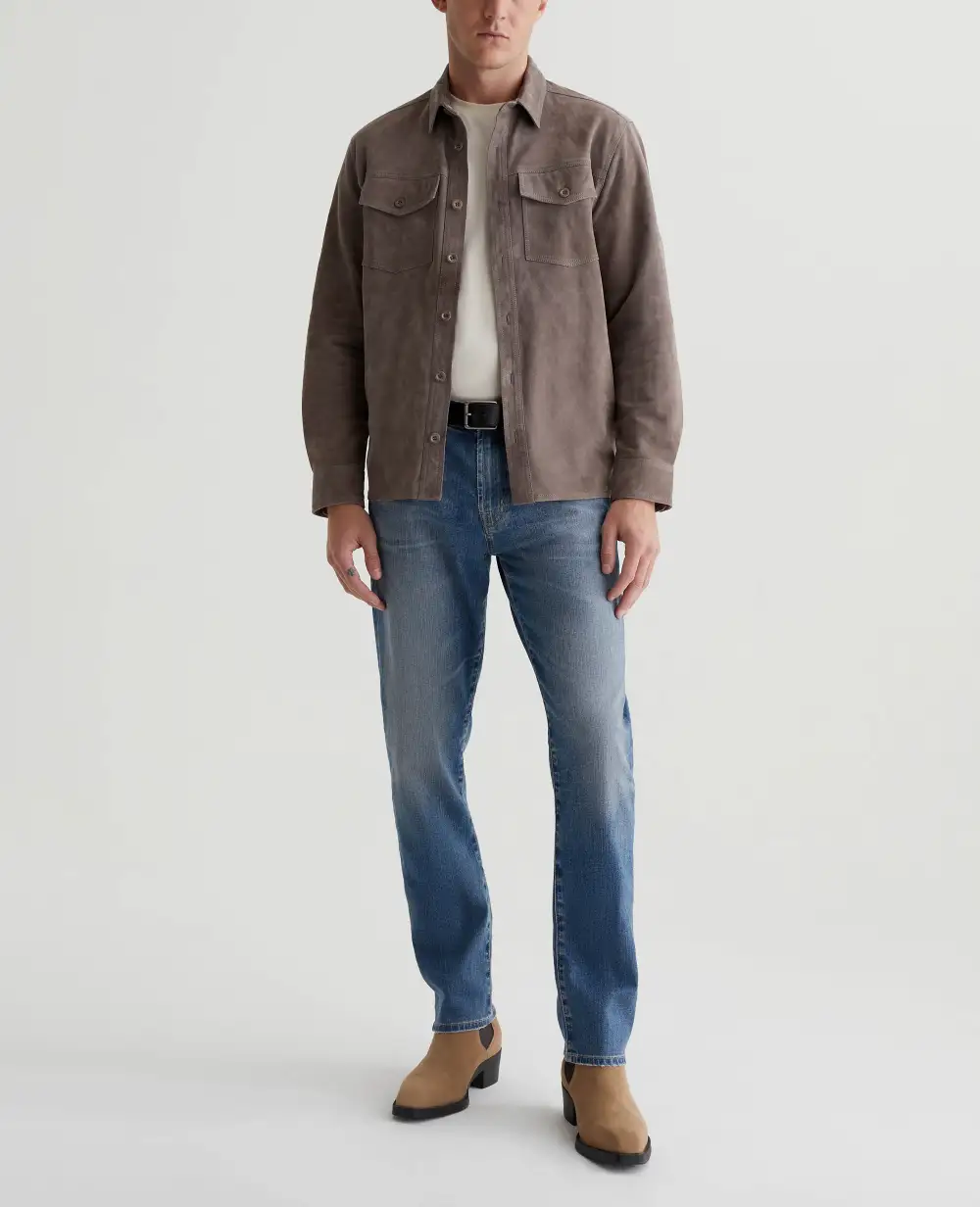 Men's Modern Slim Vintage Finish Jeans