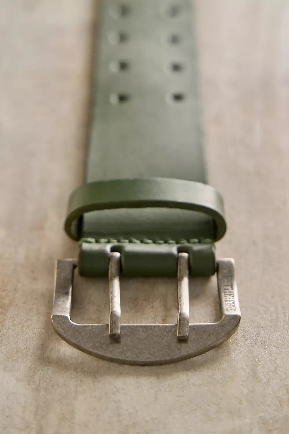 Double Cross Leather Belt