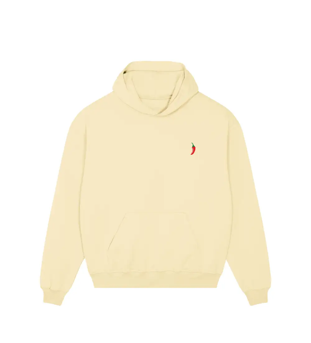 Drawcord Free Dropped Shoulder Unisex Hoodie