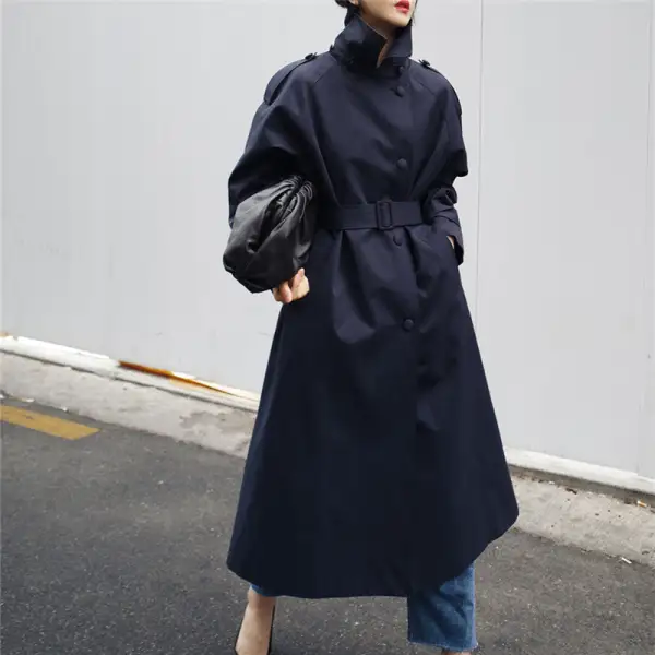 Versatile Layered Trench Coat
