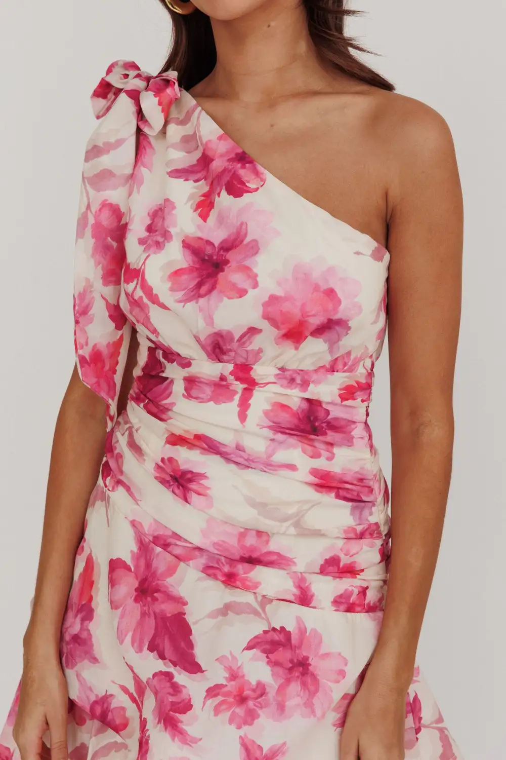 Elegant One Shoulder Maxi Dress