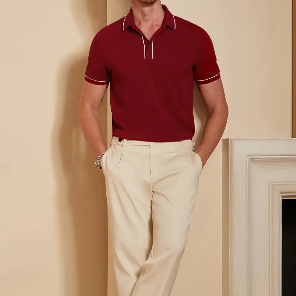 Active Pique Cotton Blend Cotton Polo Shirt