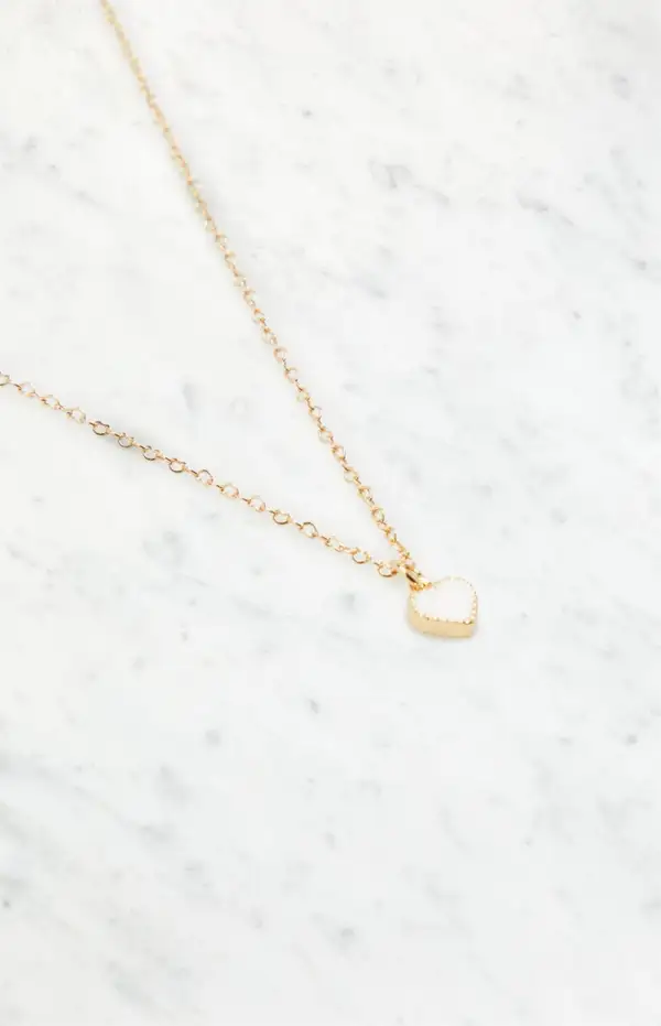 John Galt Gold Heart Necklace