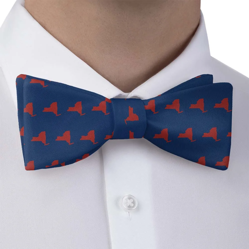 Refined Outline Motif Pattern Bow Tie