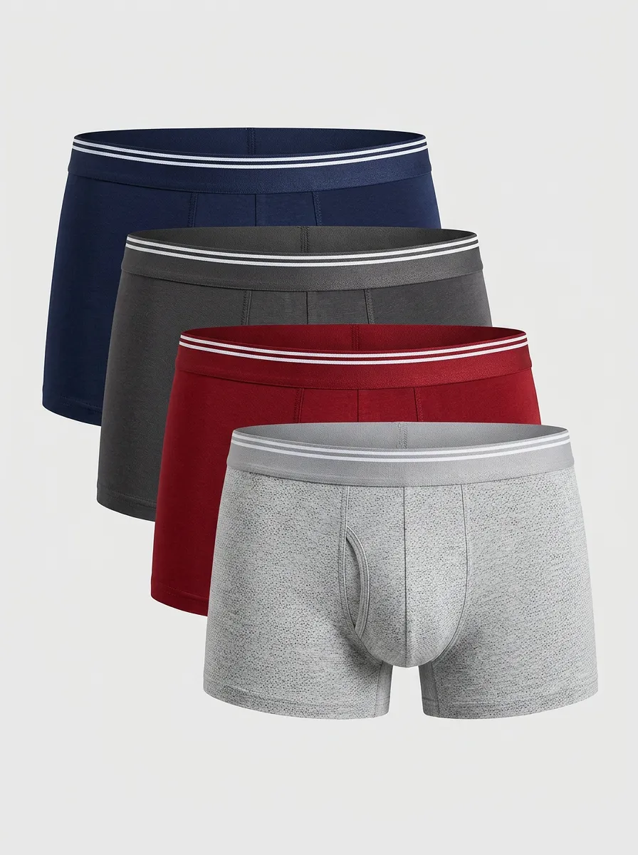 Flexible Smooth Fit Four Pack Briefs