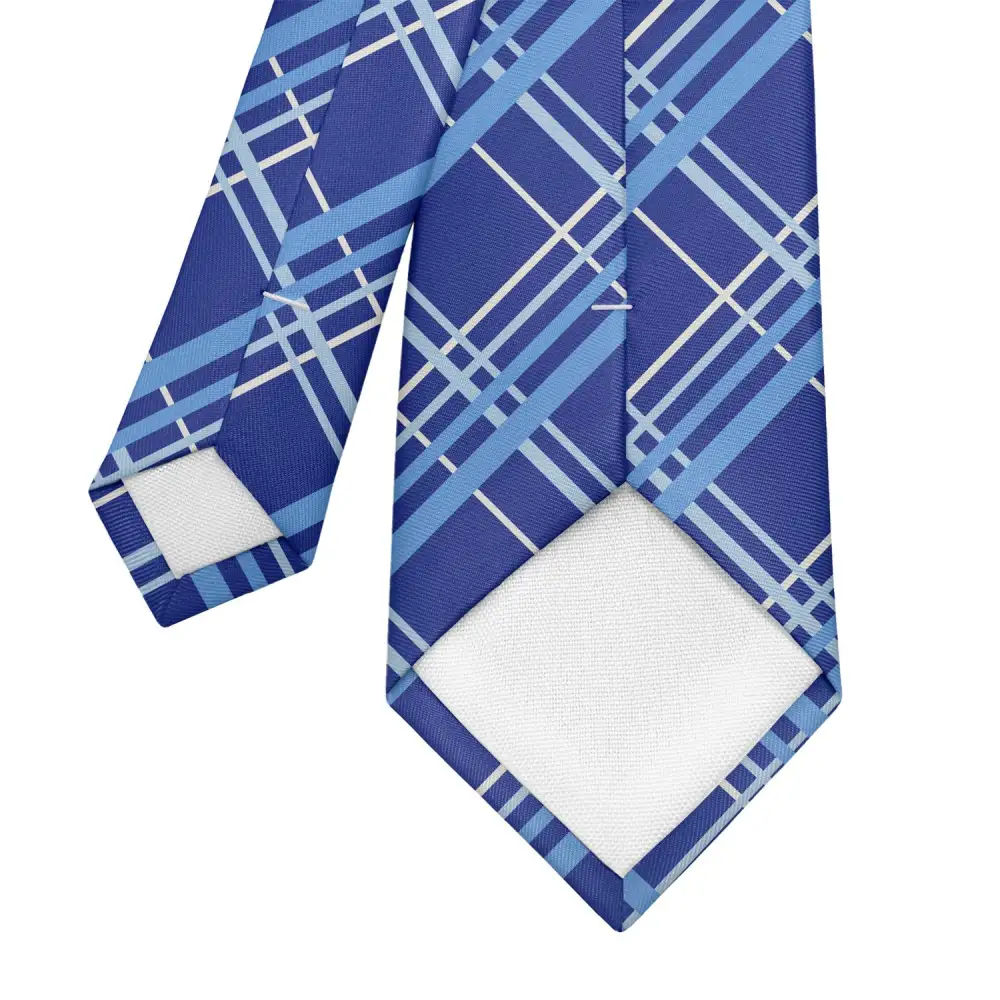 Refined Plaid Style Necktie