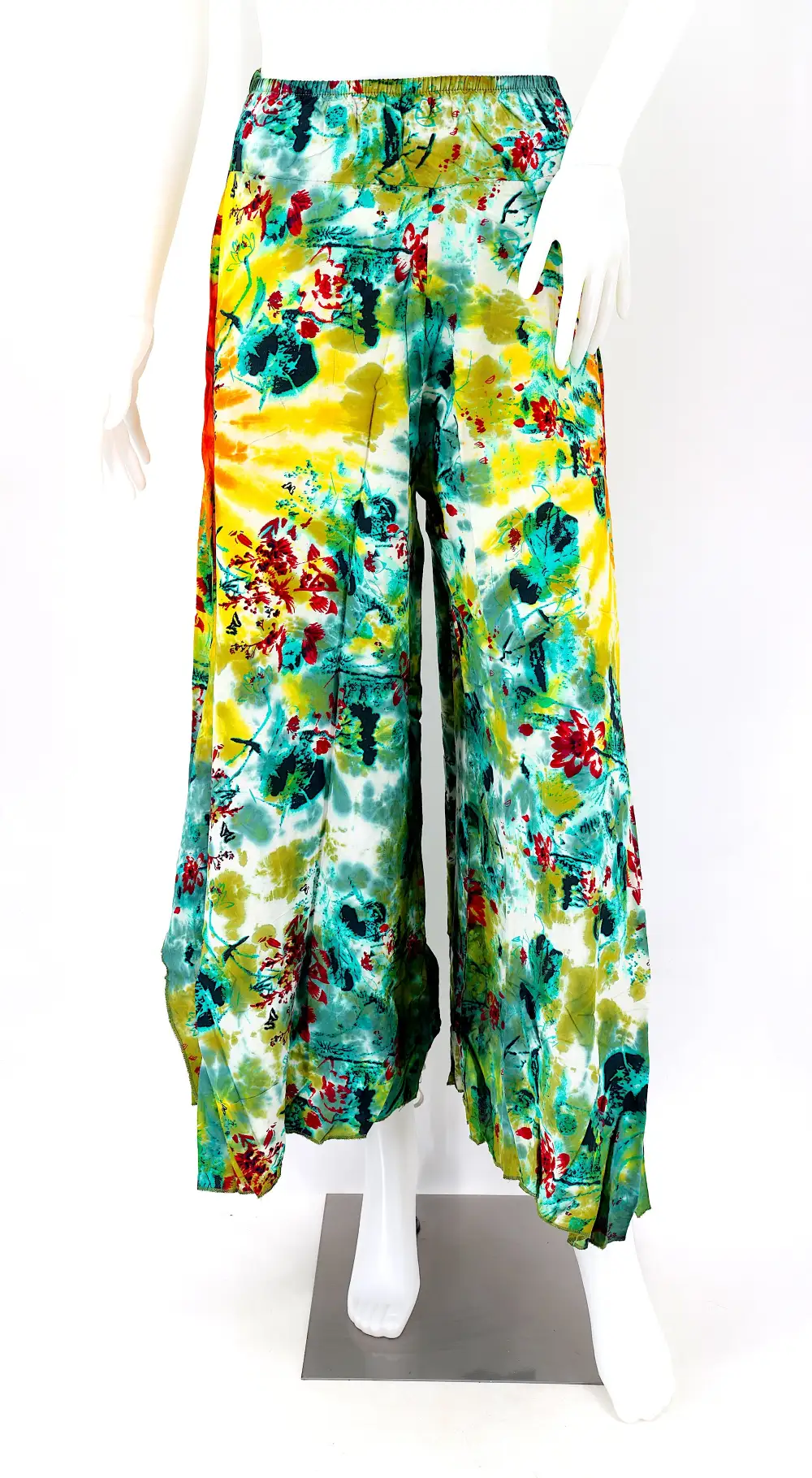 Women's Easy Fit Palazzo Wide Leg Patchwork Pants