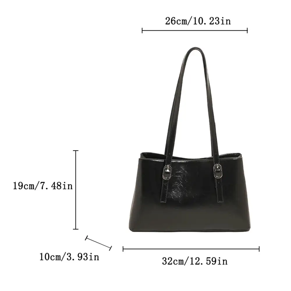 Chic Vintage Brown Leather Shoulder Bag