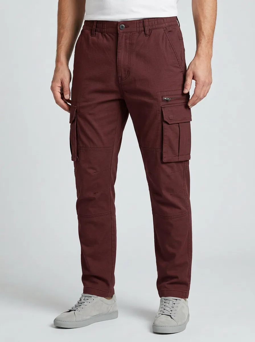 Men's Tactical Outdoor Multi-Pocket Grey Cargo Pants