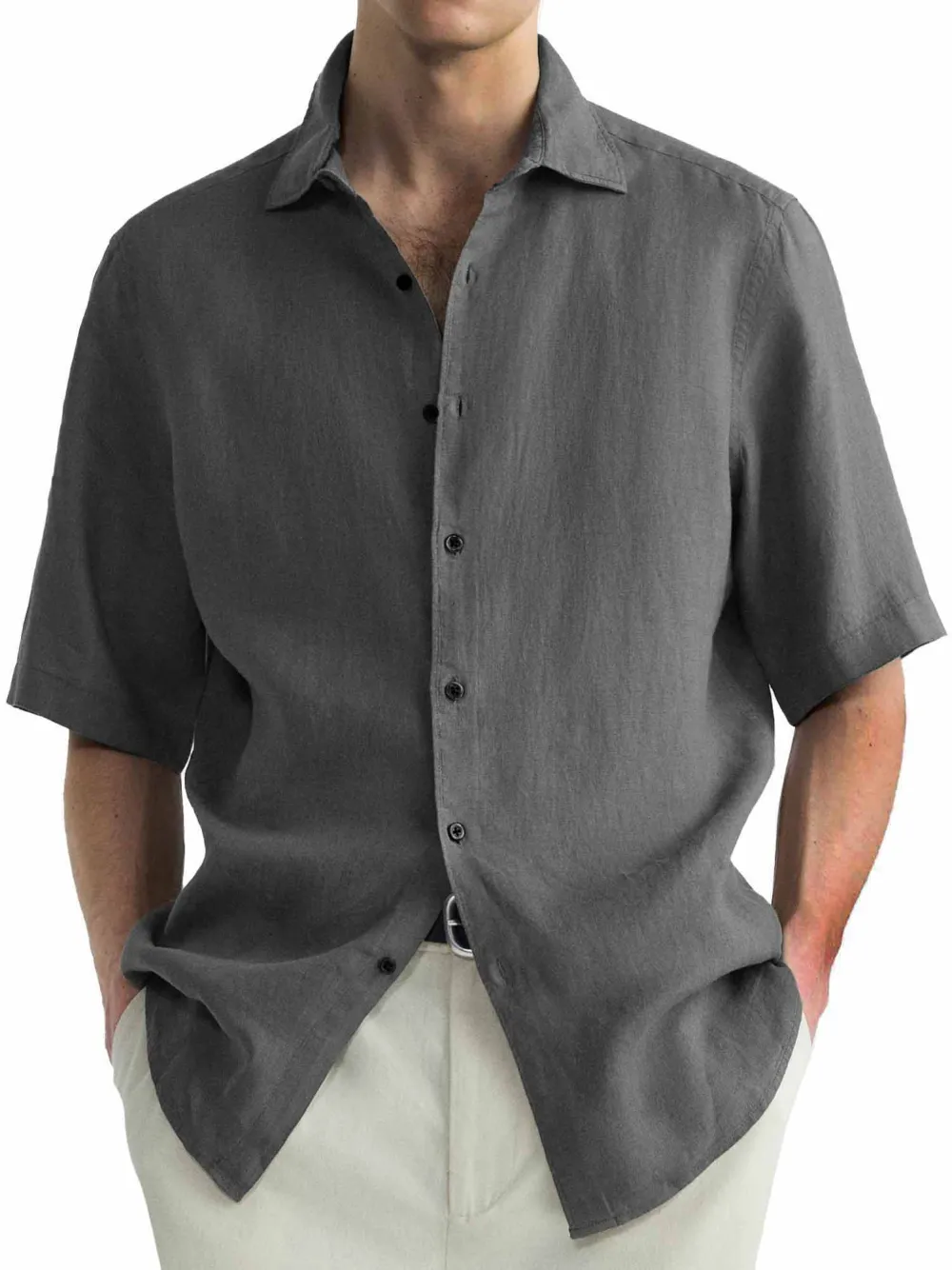 Everyday Short Sleeve Button Front Shirt