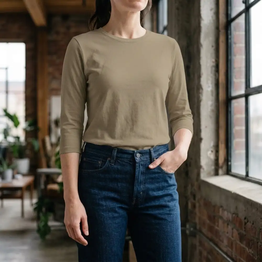 Crew-Neck Relaxed Top