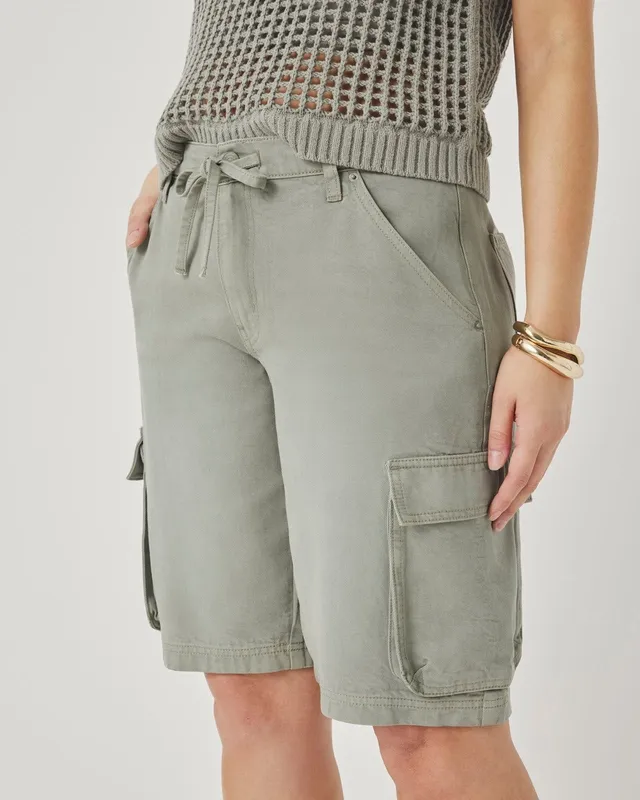 Lounge Denim Cargo Shorts