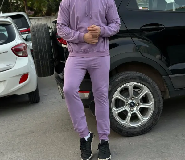 Purple Tracksuit Set
