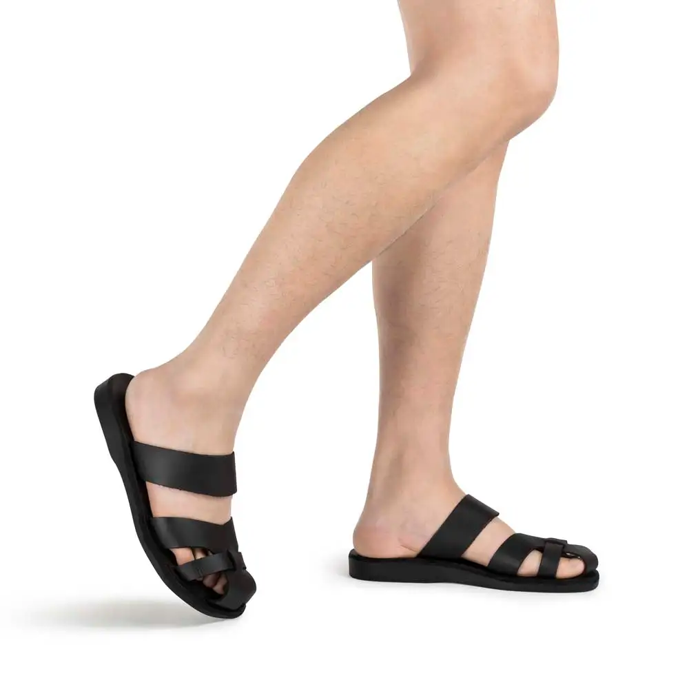 Modern Leather Closed Toe Sandals