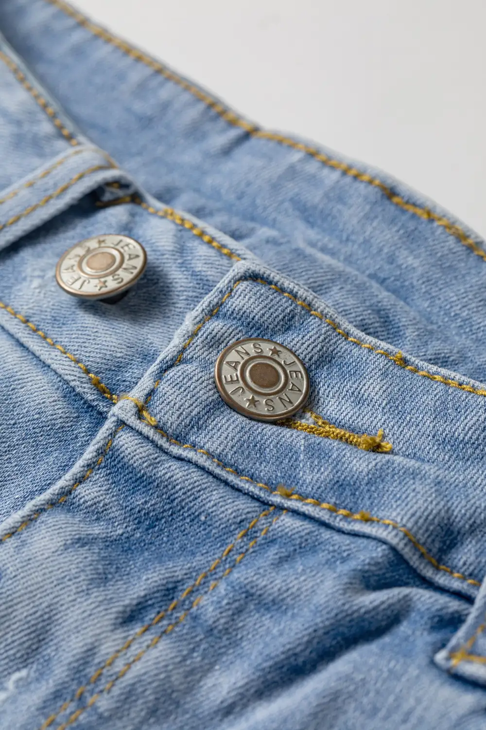 High-Waist Raw-Hem Distressed Cotton Denim Shorts