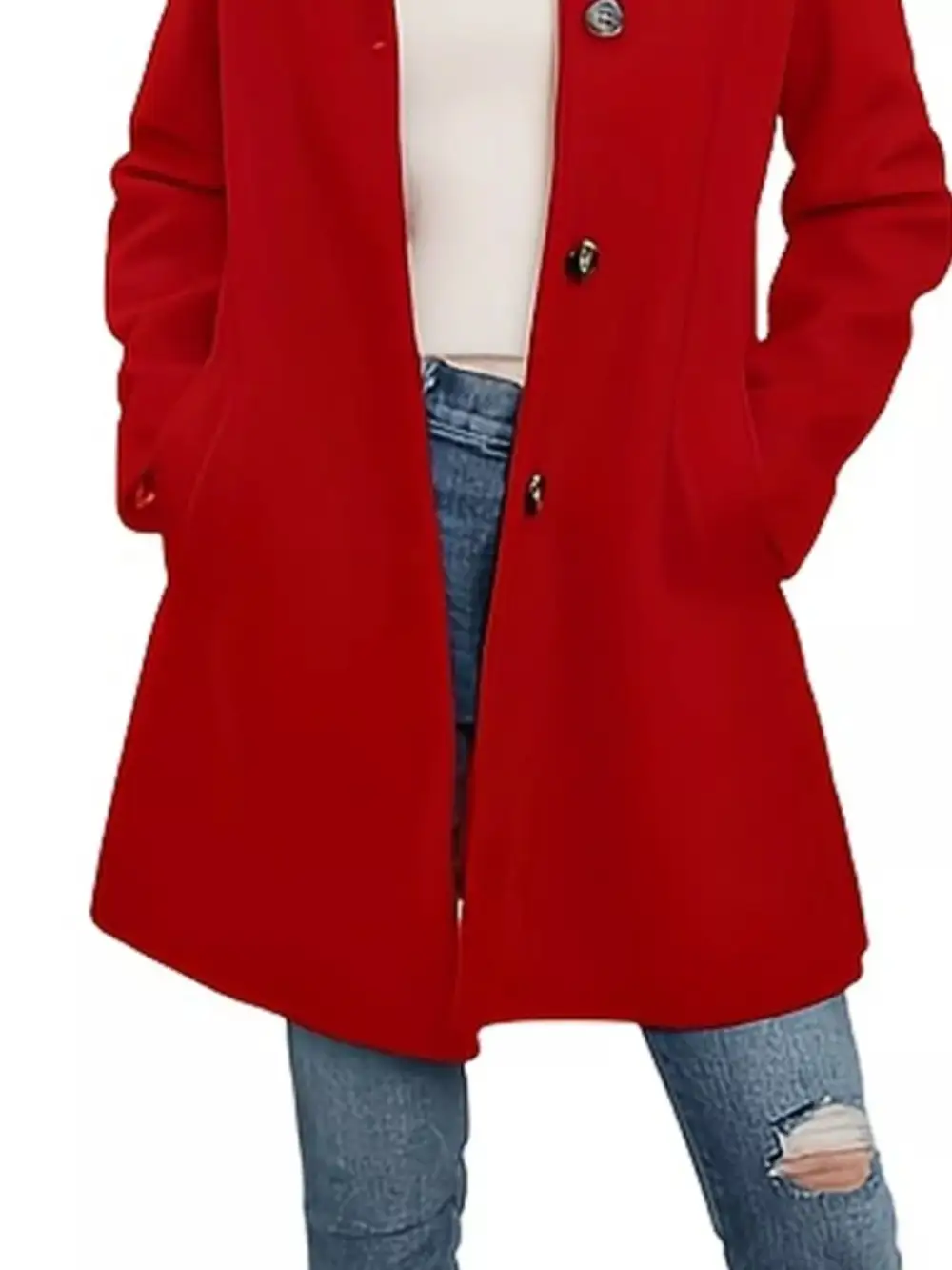 Button-down Long Sleeve Outerwear