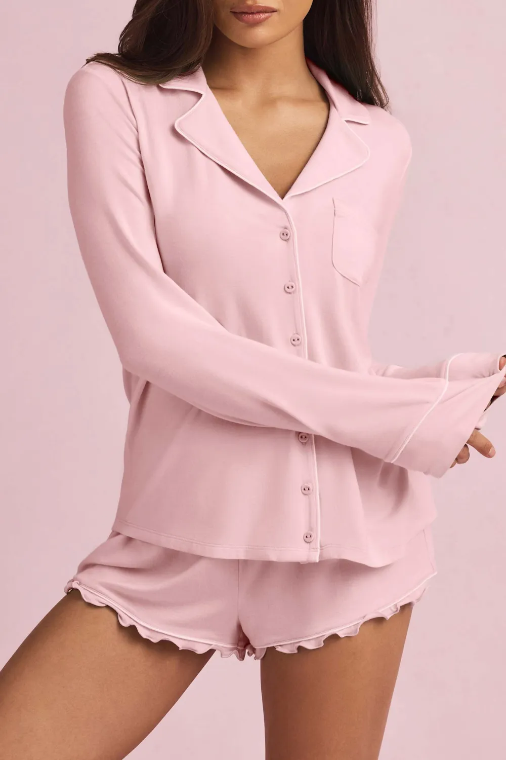 Skin-Friendly Breathable Modal Ladies Pajamas