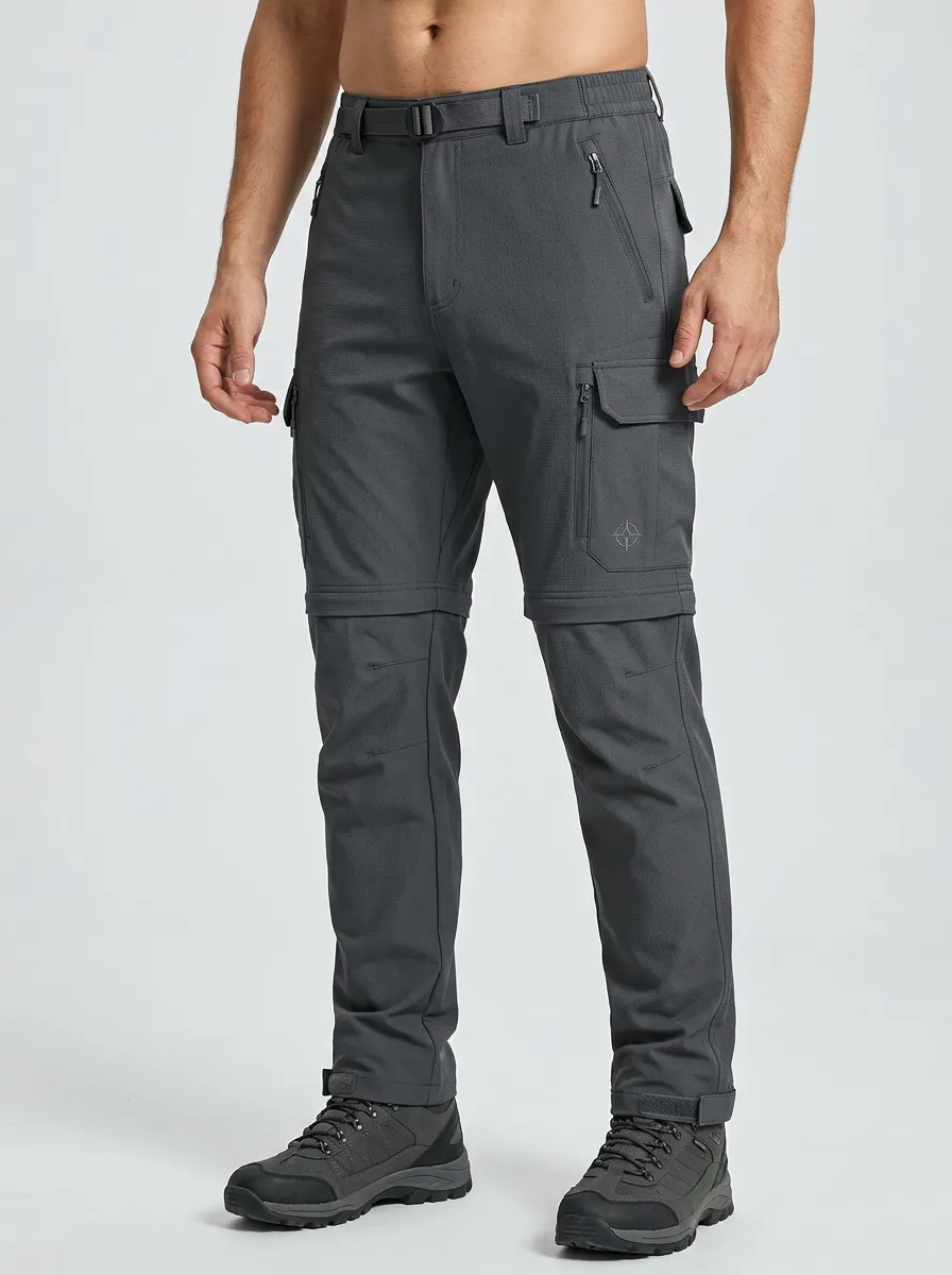 Men's Ridge Hiking Waterproof Zip-Off Tactical Cargo Pants