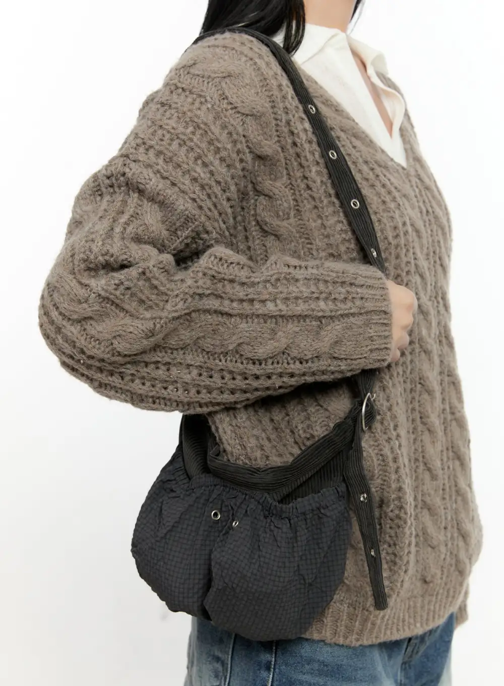 Corduroy Crossbody Bag