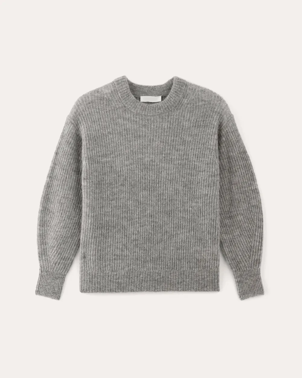 Heather Stone Grey Cashmere Sweater
