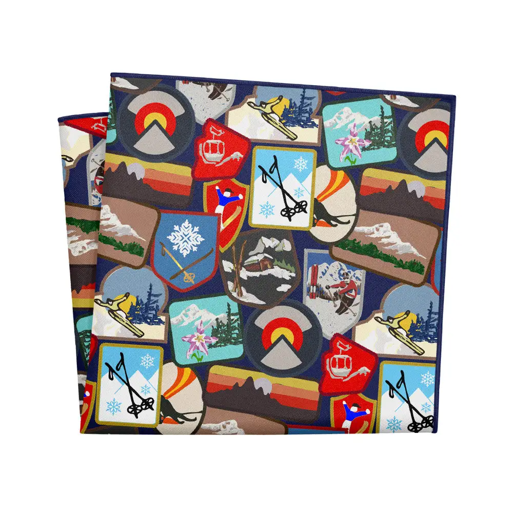 Modern Polished Novelty Hobby Motif Pocket Square