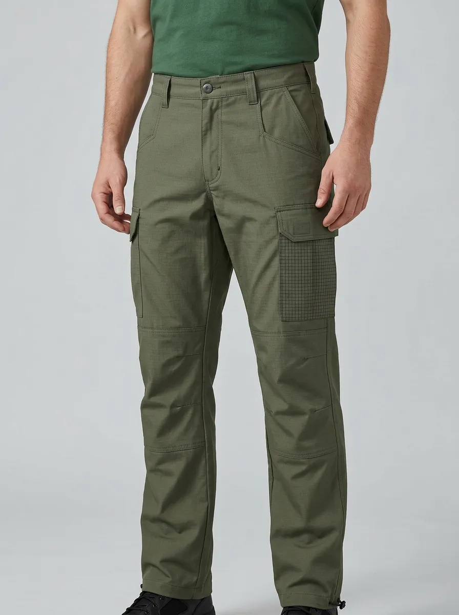 Unisex Outdoor Tactical Grid Pocket Cargo Pants