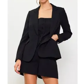 Black Short Suit