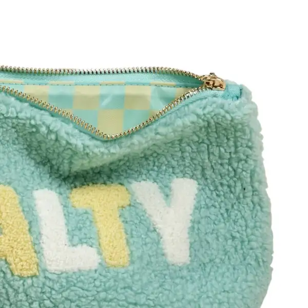 Salty Teddy Sherpa Pouch
