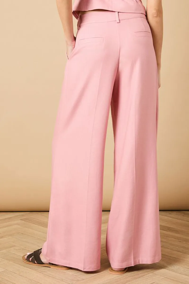 Casual Style Wide Leg Tailored Trouser