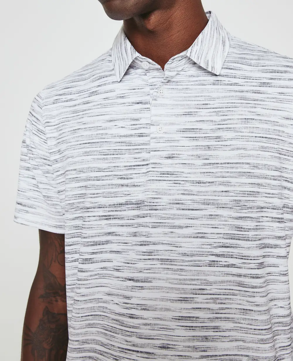 Men's Self Collar Polo Shirt