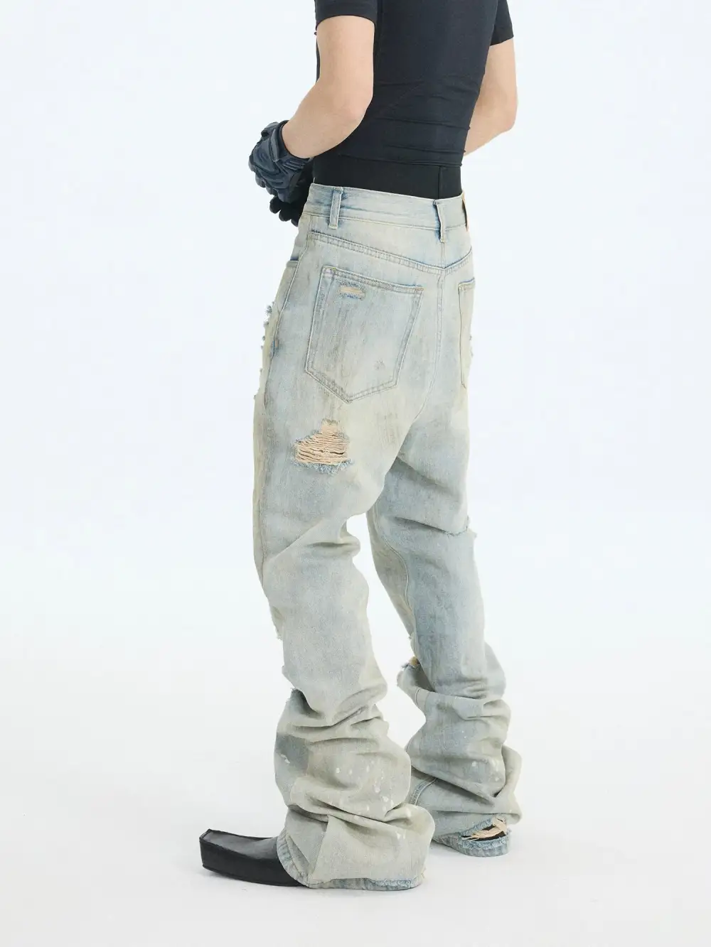 Quarry Fade Stacked Ruin Jeans