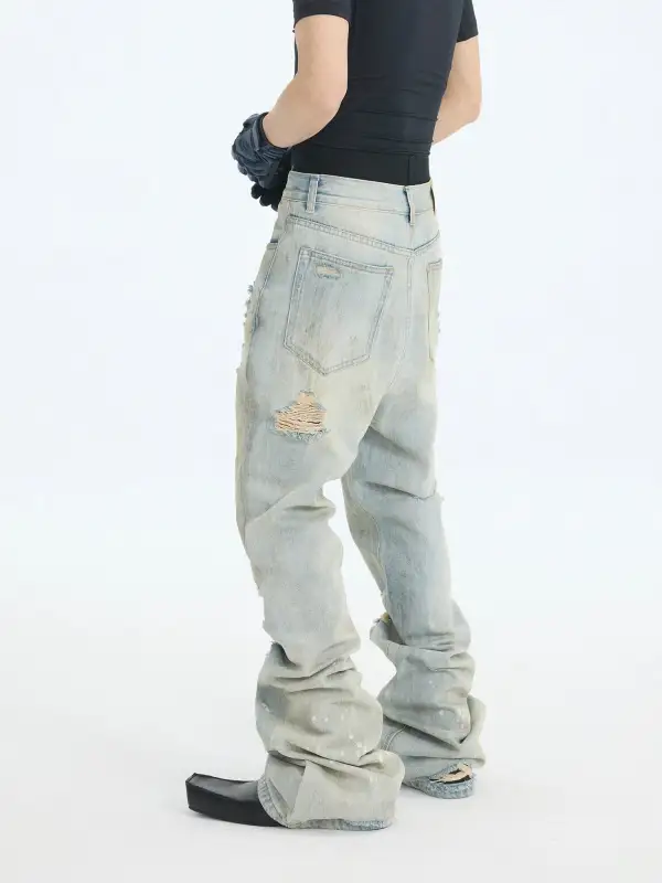 Quarry Fade Stacked Ruin Jeans