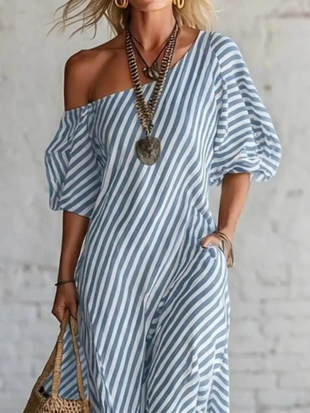 Striped Maxi Dress