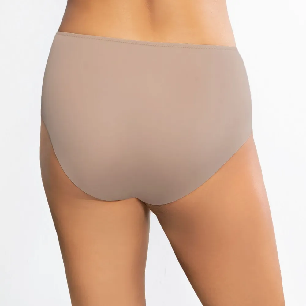 Women's Laser Cut Embroidery Mesh Cotton Brief Panty