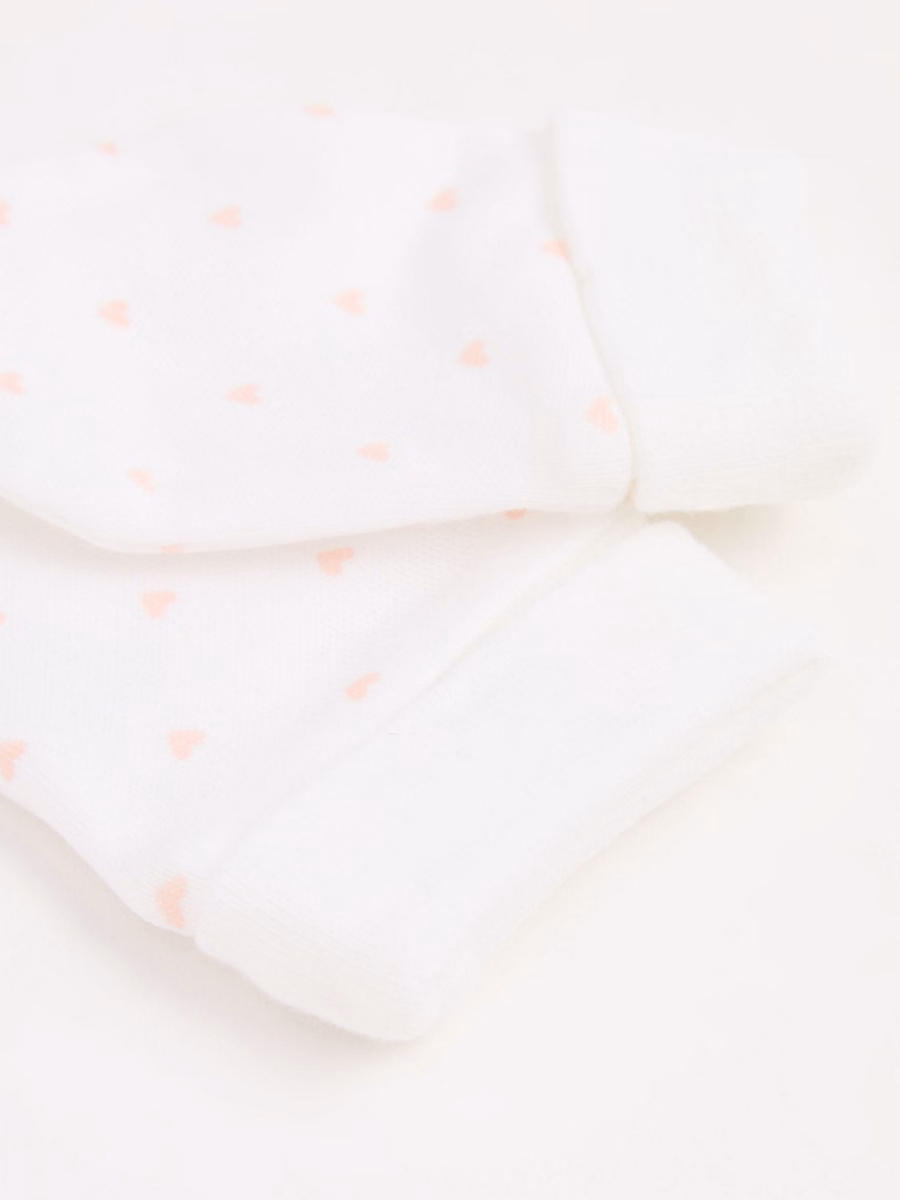 Pink Baby Mittens 4 Pack detail 1