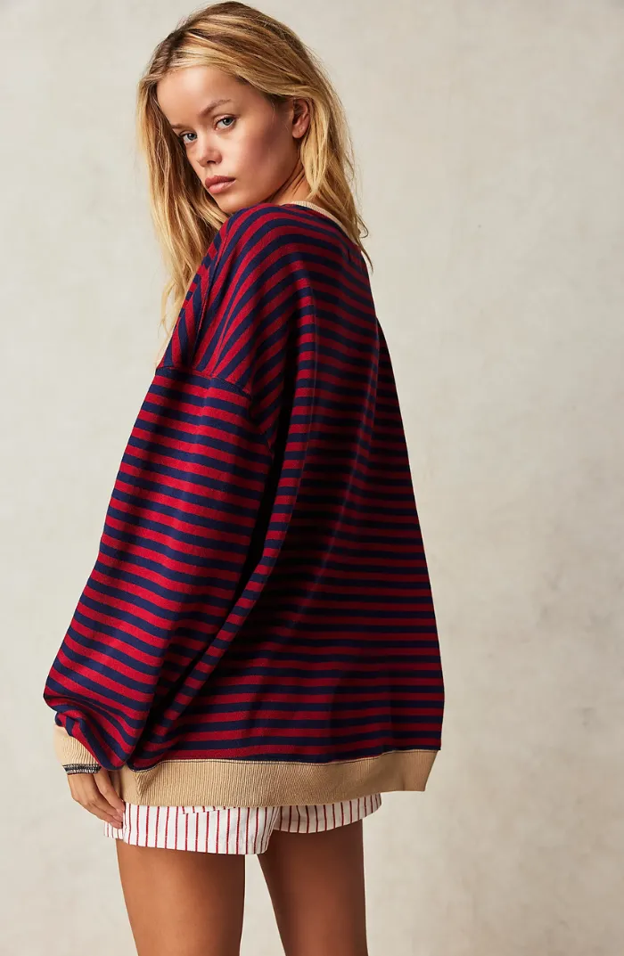 Striped Oversized Sweater