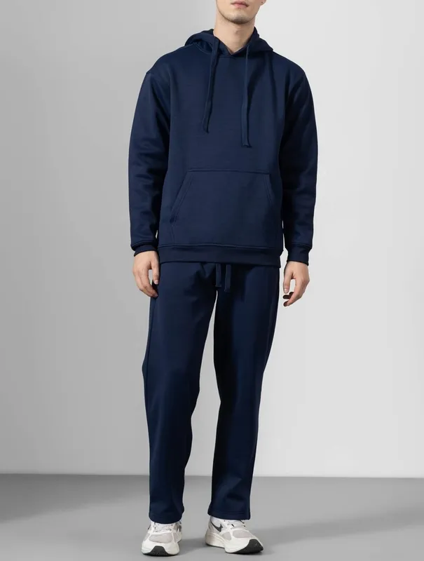 Navy Hooded Tracksuit Set