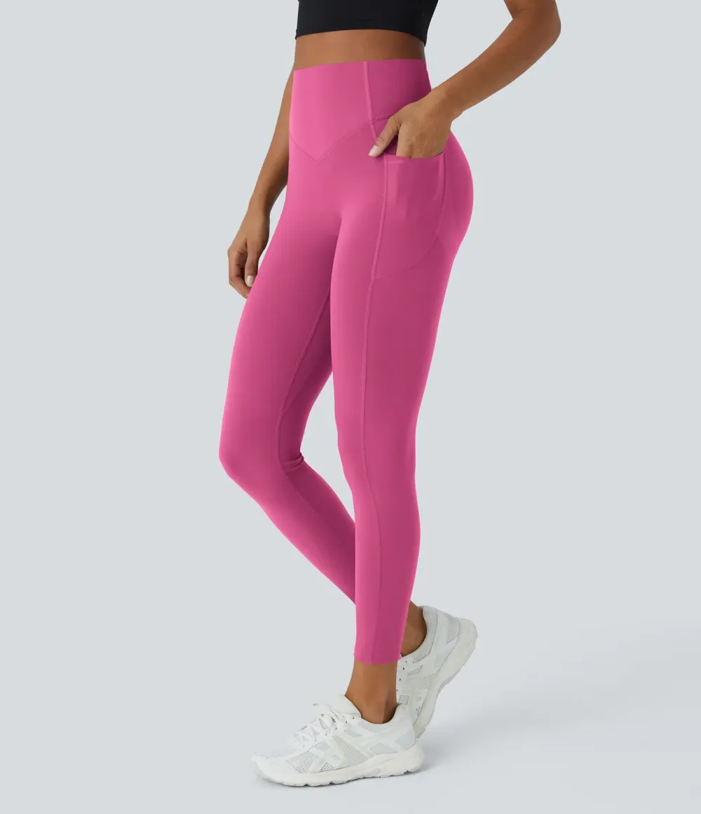  SoCinched High Waisted Scrunch Butt Lifting Tummy Control Side Pocket Shaping Training UltraSculpt Leggings - Stretchy Fit for Women, For Gym & Summer Workouts #Summer