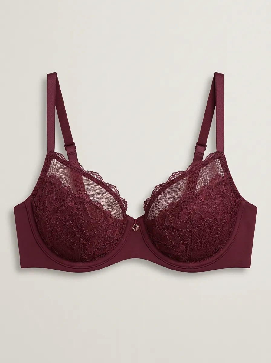 Women's Modern Underwire Floral-Lace Bra