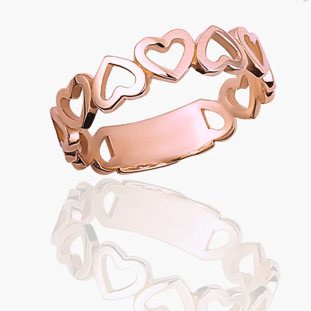 Polished Heart Statement Ring