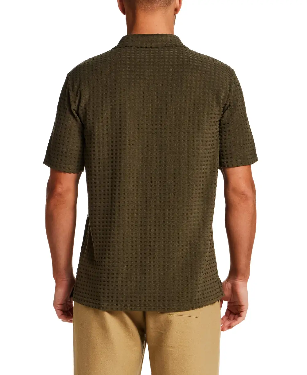 Men's Classic Textured Polo Shirt