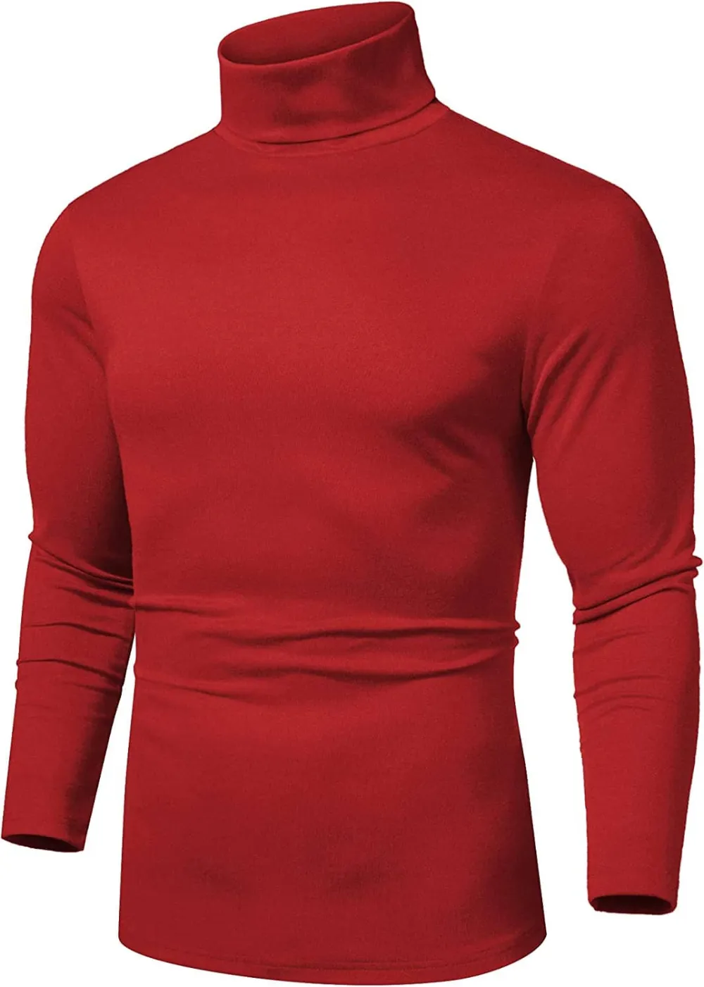 Slim Fit Basic Turtleneck Knitted Pullover Sweaters Jeans