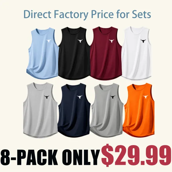 Men's Summer Fashion Sleeveless Fitness & Sports Tank Top