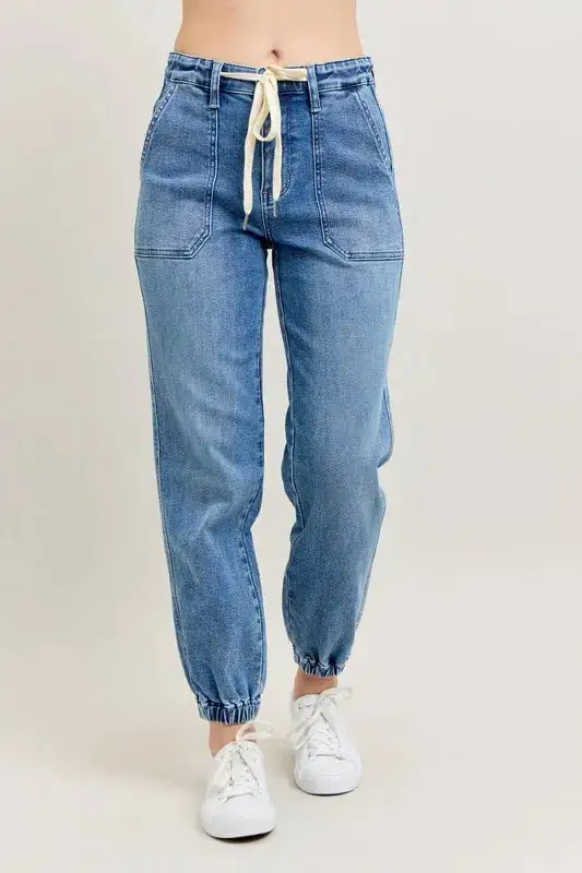 High Waist Denim Pants