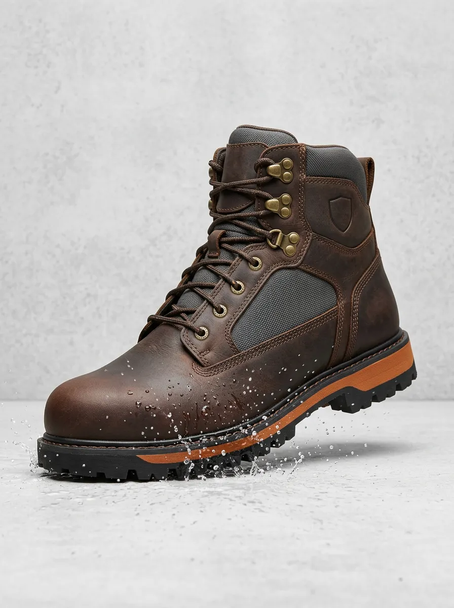 Weekend Hiking Fit Men' Waterproof Work Boots