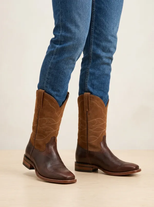 Men's Western Cowboy Stitched Western Boots
